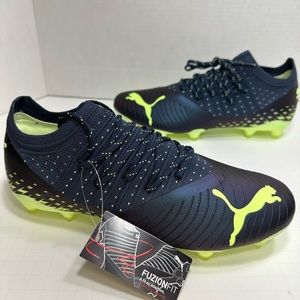 New Puma Future Z 2.4 FG AG Soccer Cleats Navy Blue Green Men’s 11